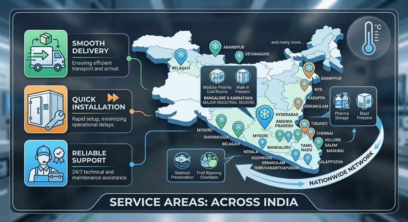 Cold Smith Enterprises service network across India