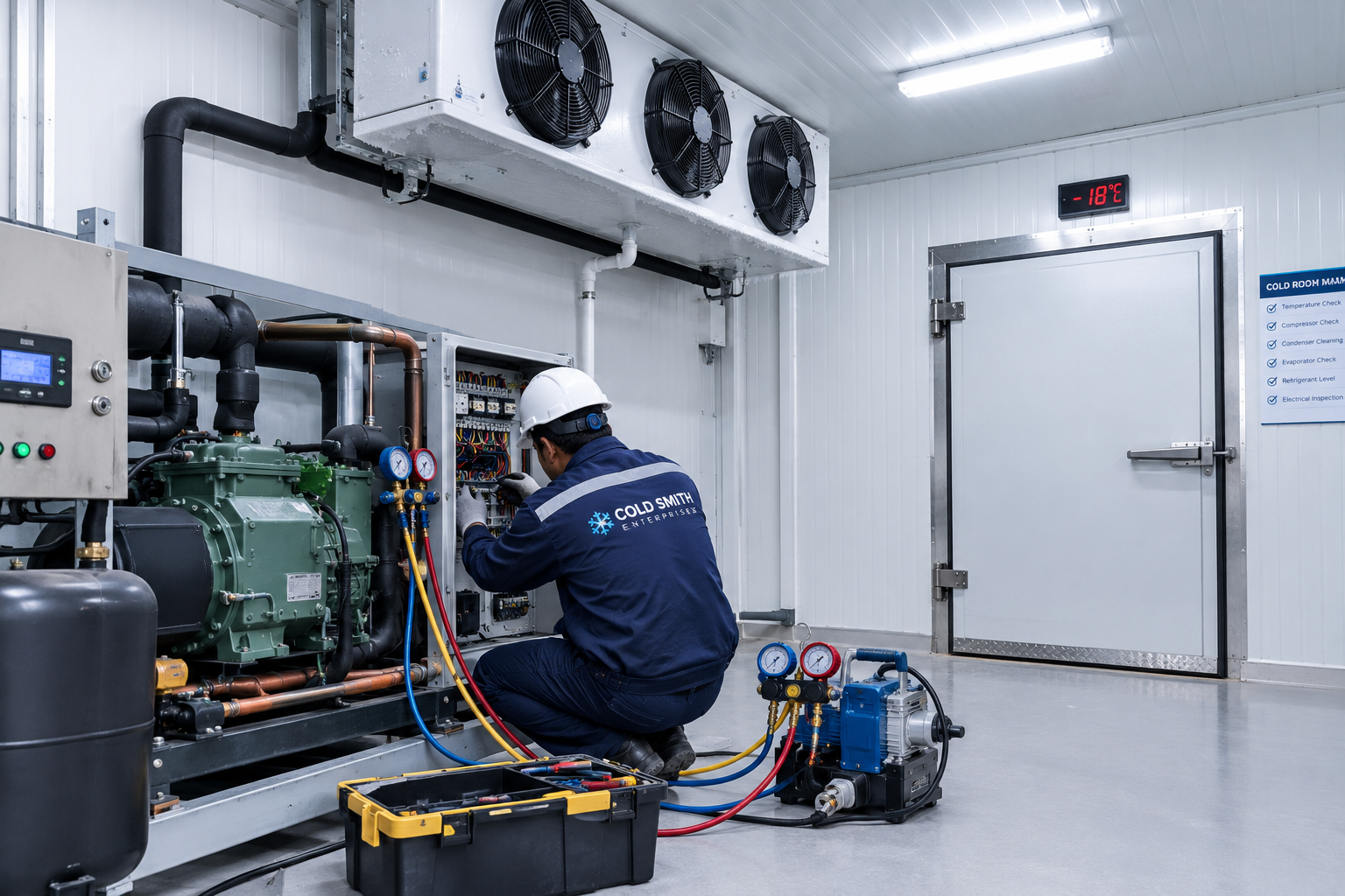 Freezer room repair and service