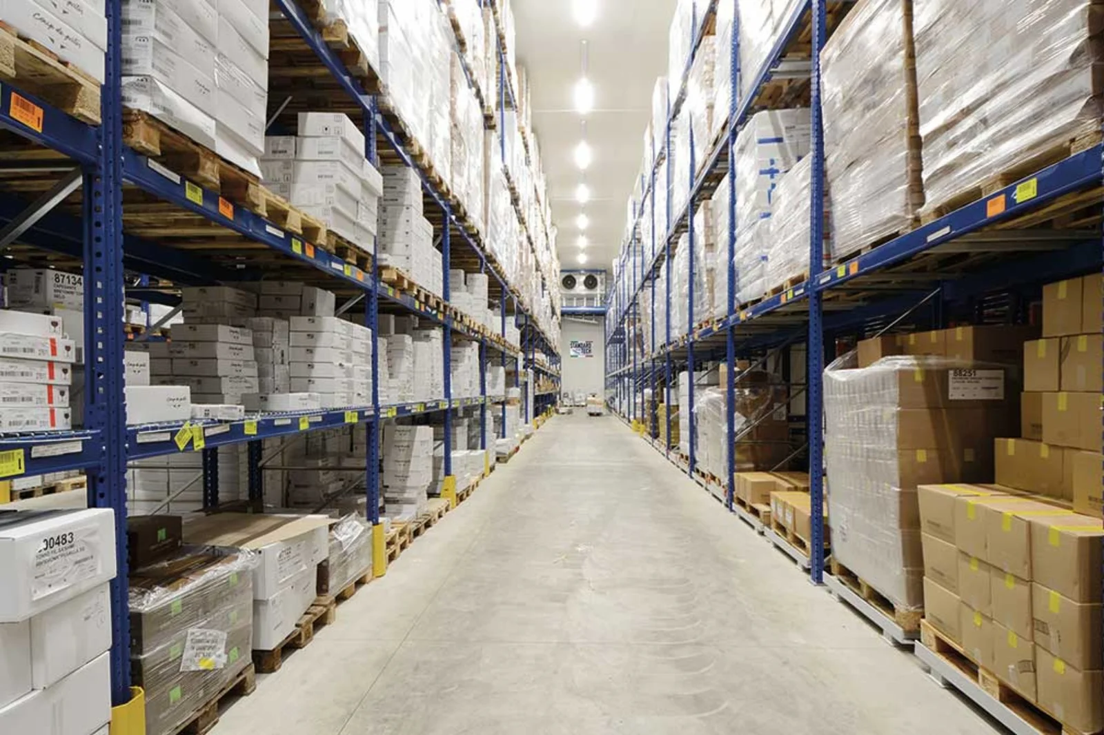 Industrial cold storage facility